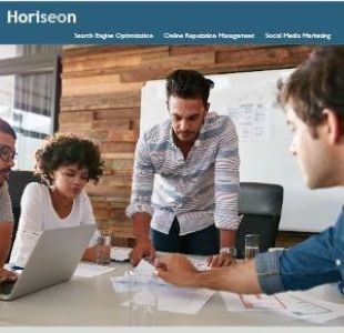 screenshot of Horiseon homepage